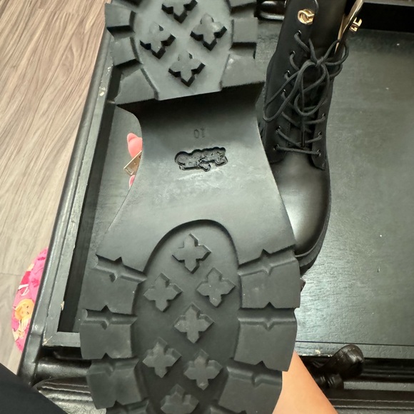 Worn once COACH ankle boots. - Picture 3 of 6